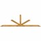 Ekena Millwork Saratoga Timber Gable Bracket, Western Red Cedar, 108"W x 31 1/2"H x 4"D x 4"F, 7/12 Pitch GBW108X31X0404SAR00RWR - alternate 1